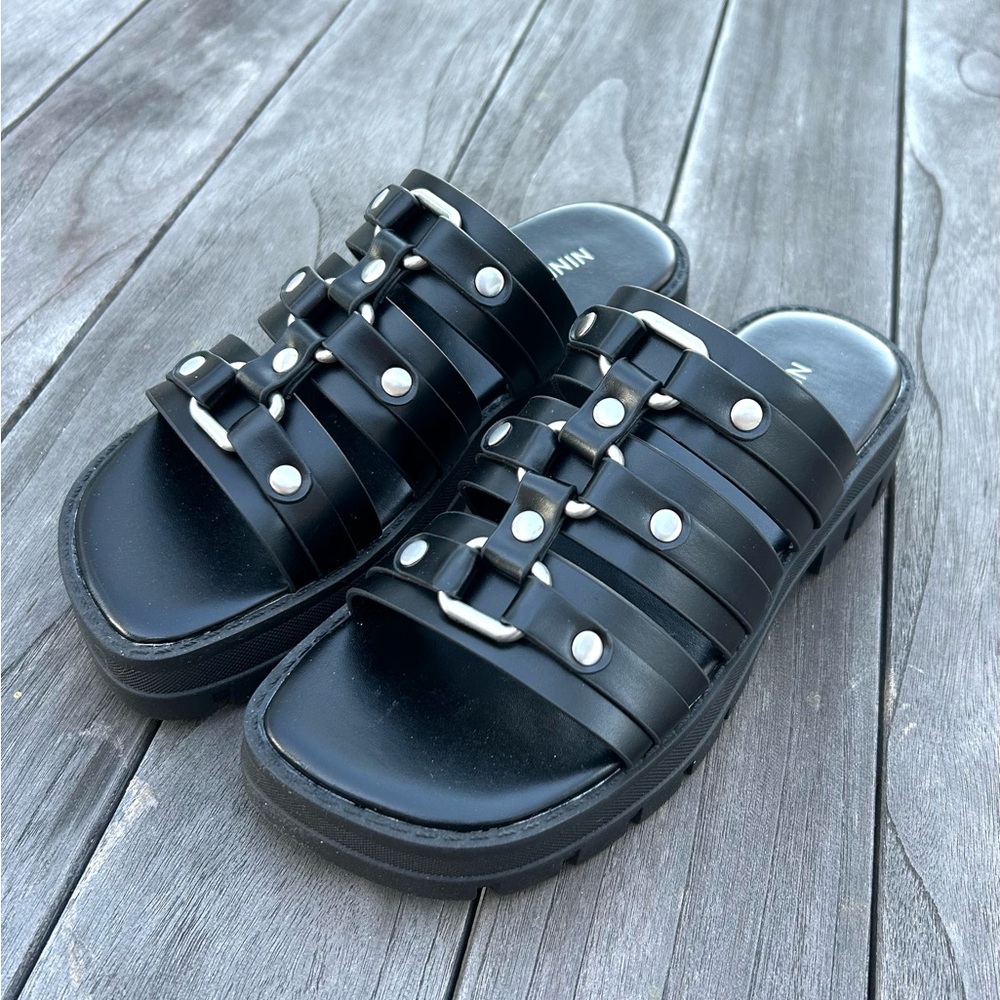 Nine West Cazz Fisherman Slide Sandals
